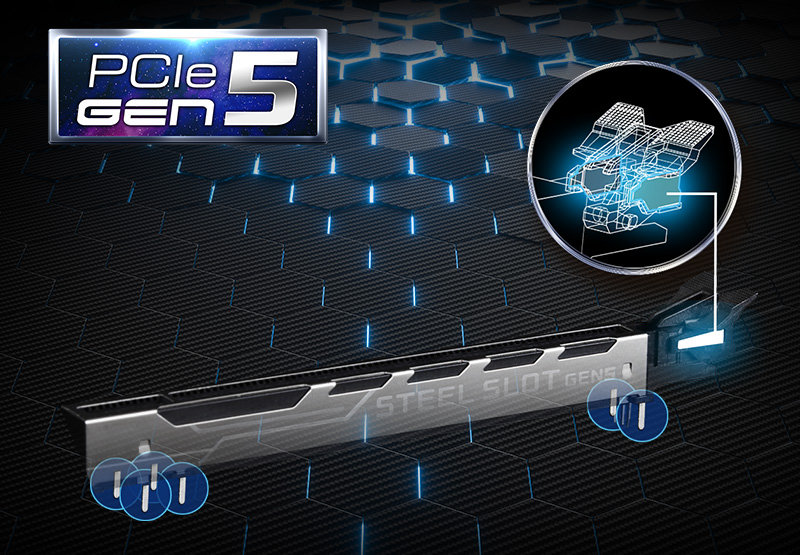 Reinforced Steel Slot [PCIe 5.0 Version]